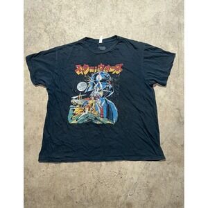 Zuni Sportswear Star Wars Kanji T-Shirt Mens XL Black Graphic Print Short Sleeve